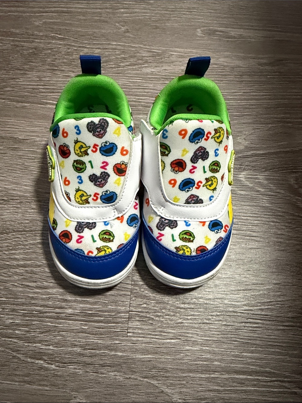 Kids Multi-Color Character Print Slip-On Sneakers
